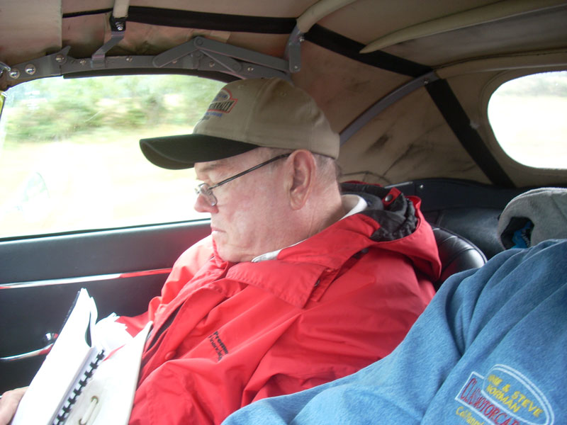 â€¦but comfy enough for the navigator to catch a nap!