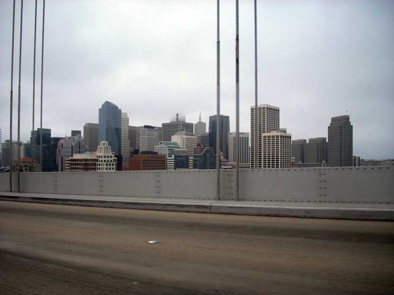 Nicholas' first view of San Francisco.