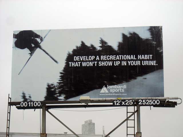 Nick saw this other billboard and thought it was funny.