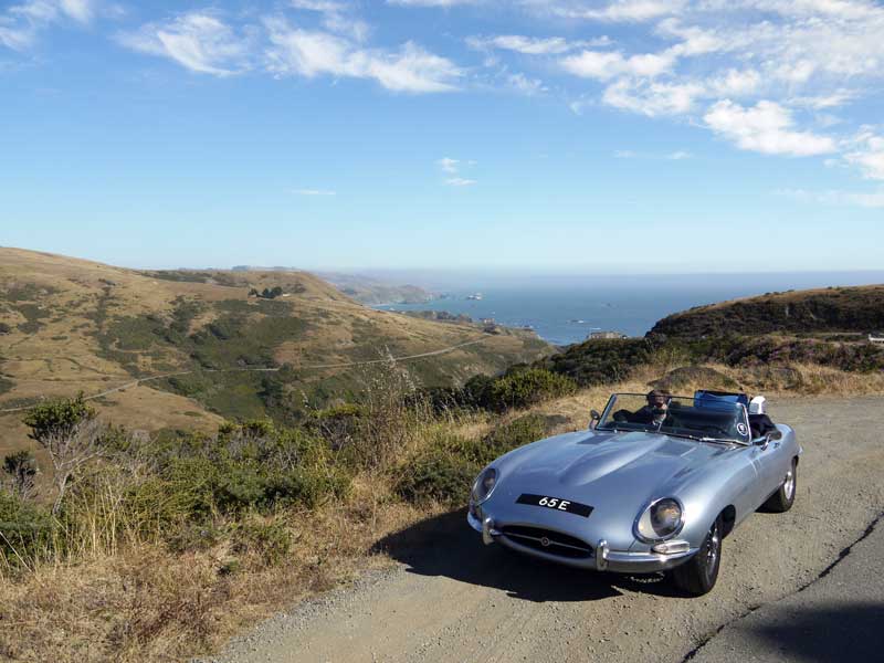 Looking back south along the Sonoma coast