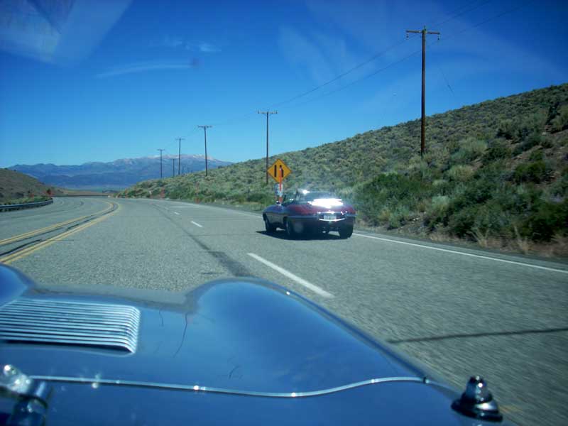 Following Larry somewhere between Lee Vining and Bridgeport