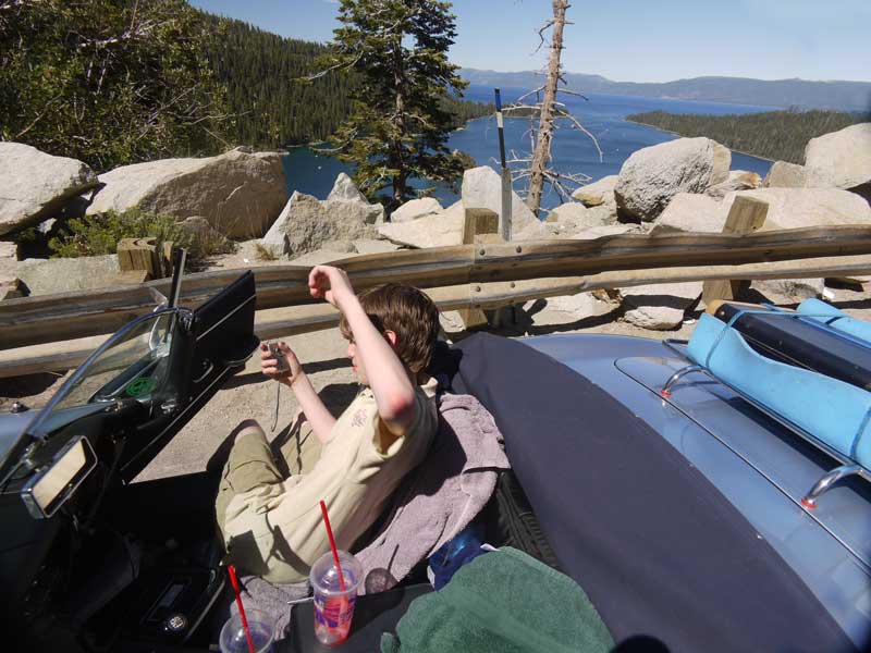 Nick, our Slurpees, and Emerald Bay