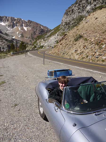 Nick on the Tioga Pass Road