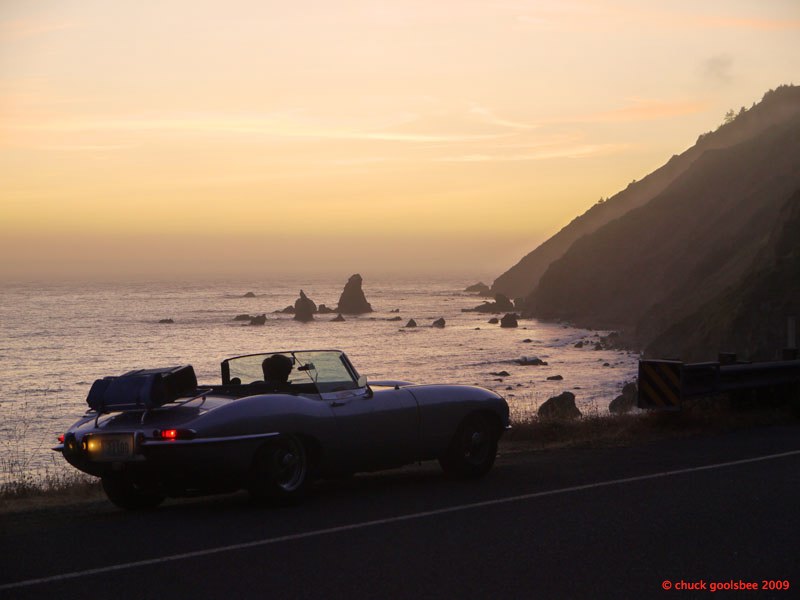 6. Sunset on CA HWY 1.