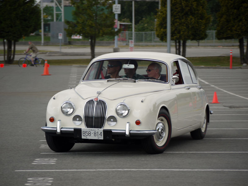 gently touring the course in style