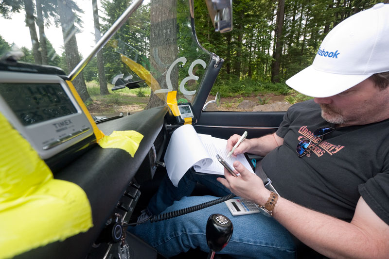 Kyle calculates our timing for the upcoming Monte Carlo segment on the Washington side of the Columbia river.