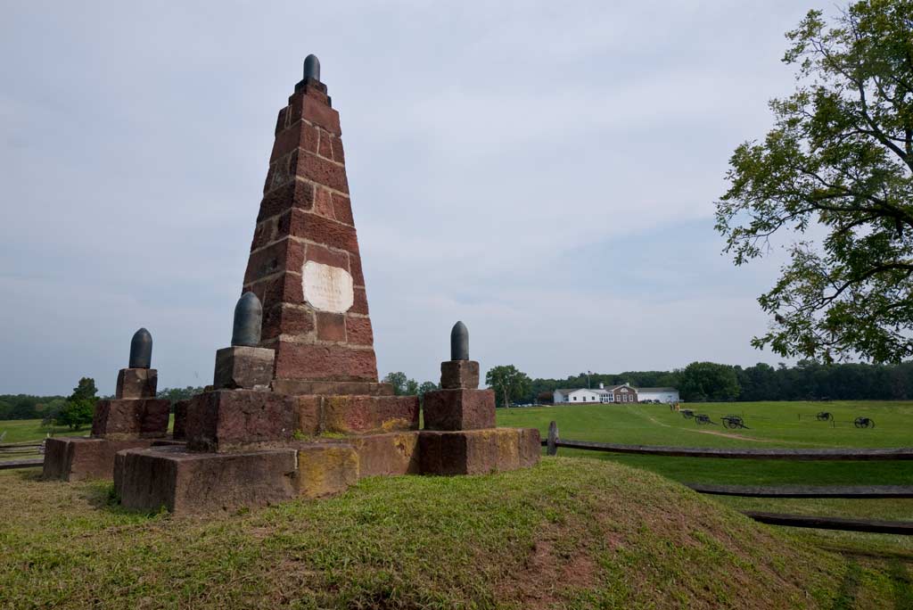 The Union Memorial, erected right after the war