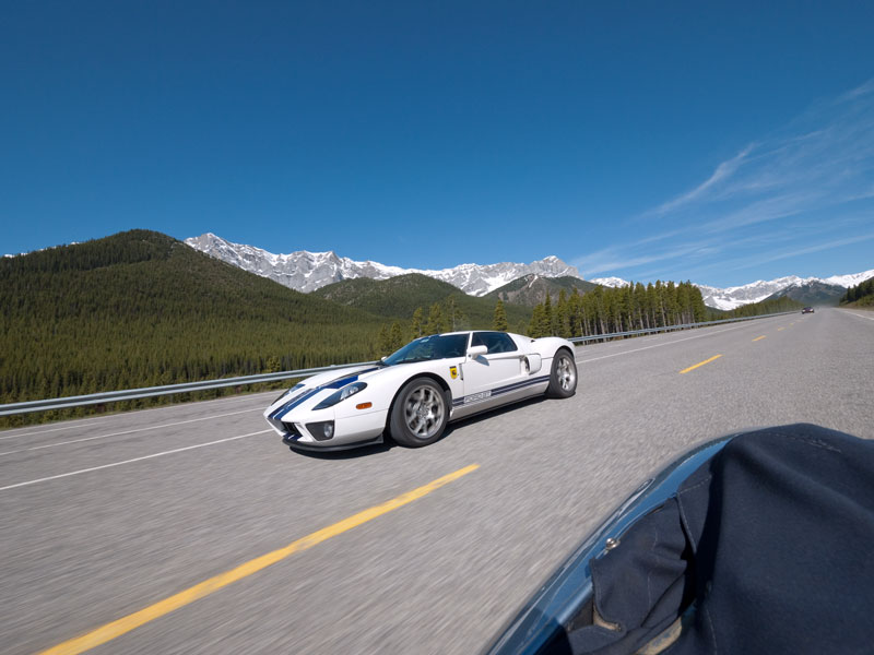 James & Patricia Wells' 2006 Ford GT somewhere in Alberta.