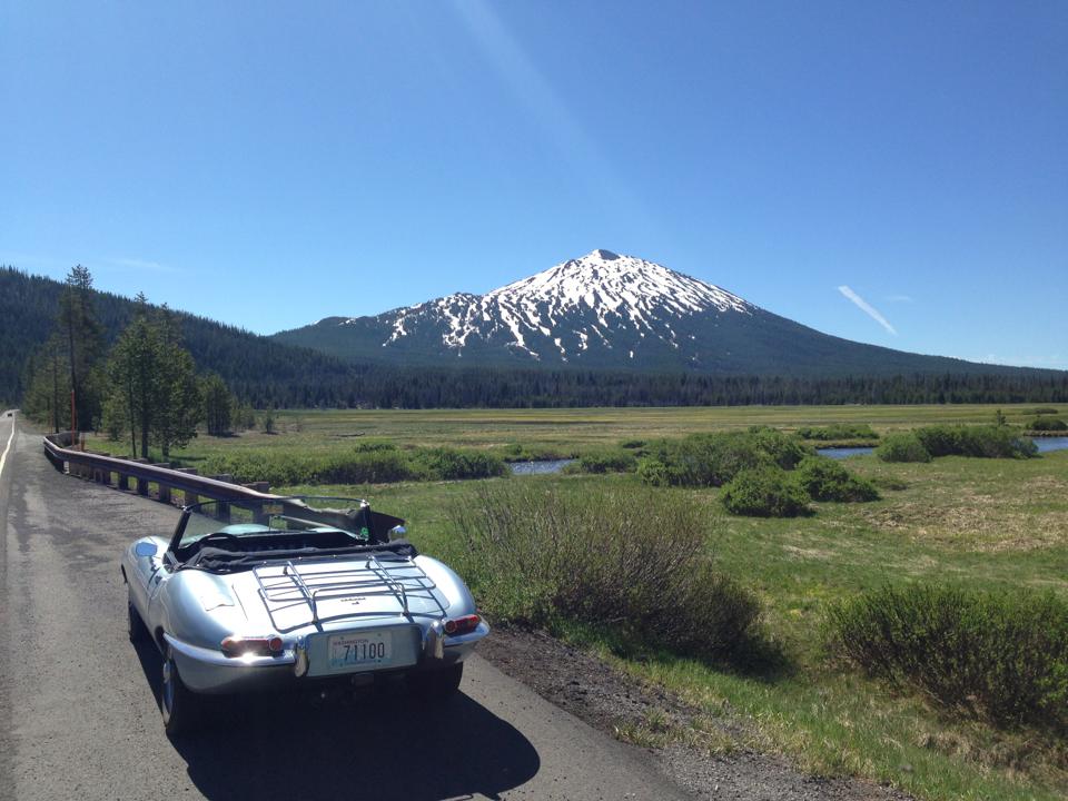 Mt. Bachelor from Sparks Lake.