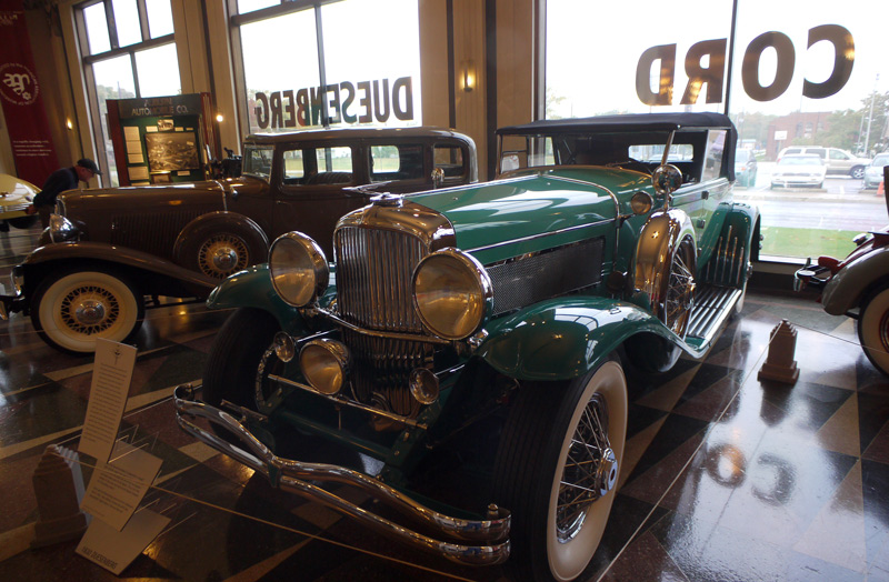 Above: A view of the main showroom.