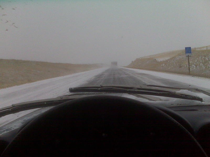 Not exactly autobahn conditions!