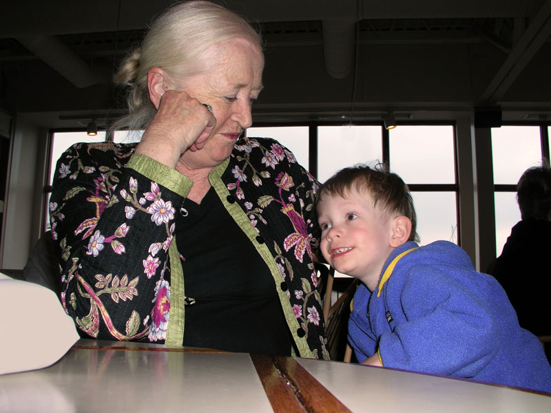 Carol Goolsbee and her grandson, Ian Gotschall.